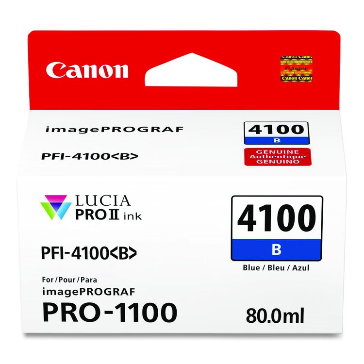 6786C002AA (PFI-4100) High-Yield Ink, Blue