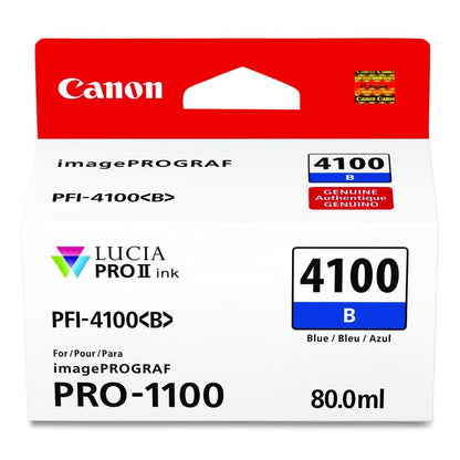 6786C002AA (PFI-4100) High-Yield Ink, Blue