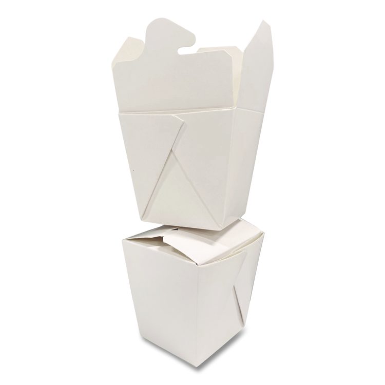Food Pail, 32 oz, 4 x 3.69 x 4.55, White, Paper, 400/Carton