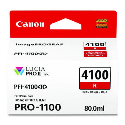 6785C002AA (PFI-4100) High-Yield Ink, Red