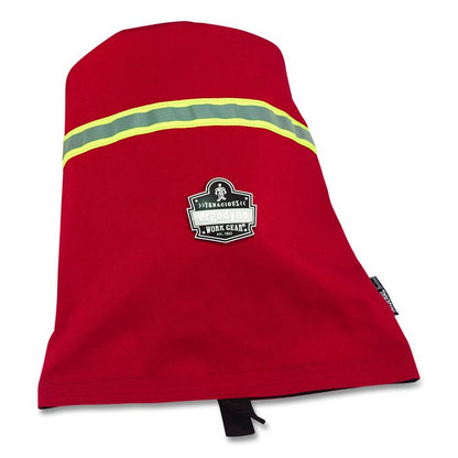 Arsenal 5082 SCBA Mask Bag with Hook-and-Loop Closure, Fleece Lining, 8.5 x 8.5 x 14, Red