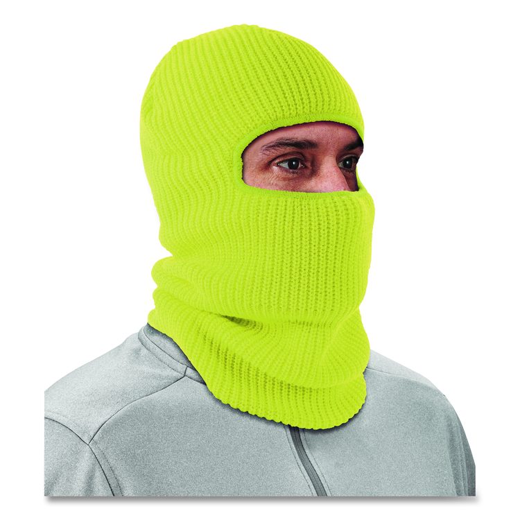 N-Ferno 6829 Freezer Balaclava Face Mask, Acrylic, One Size Fits Most, Lime