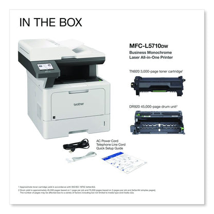 MFC-L5710DW Business Monochrome Laser AIO Printer, Copy, Fax, Print, Scan