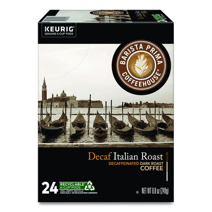 Decaf Italian Roast Coffee K-Cups, 24/Box