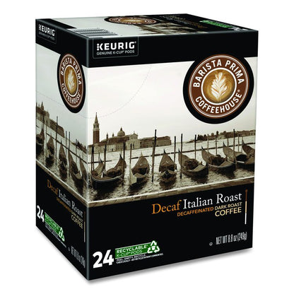 Decaf Italian Roast Coffee K-Cups, 24/Box