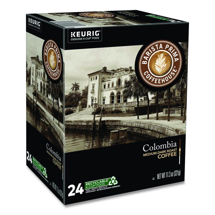Colombia K-Cups Coffee Pack, 24/Box