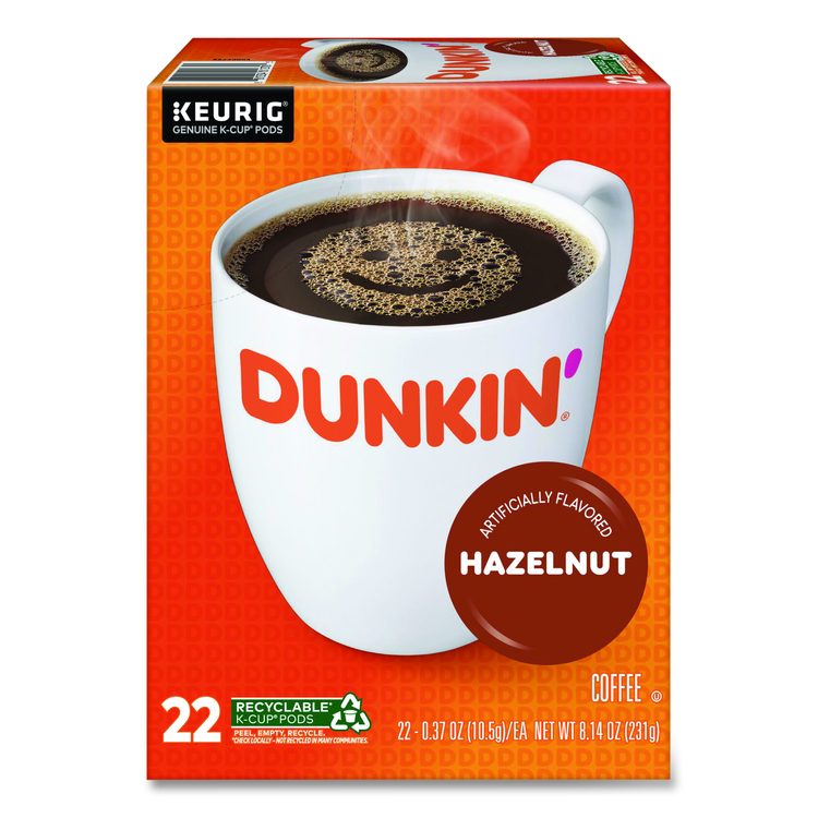 K-Cup Pods, Hazelnut, 22/Box