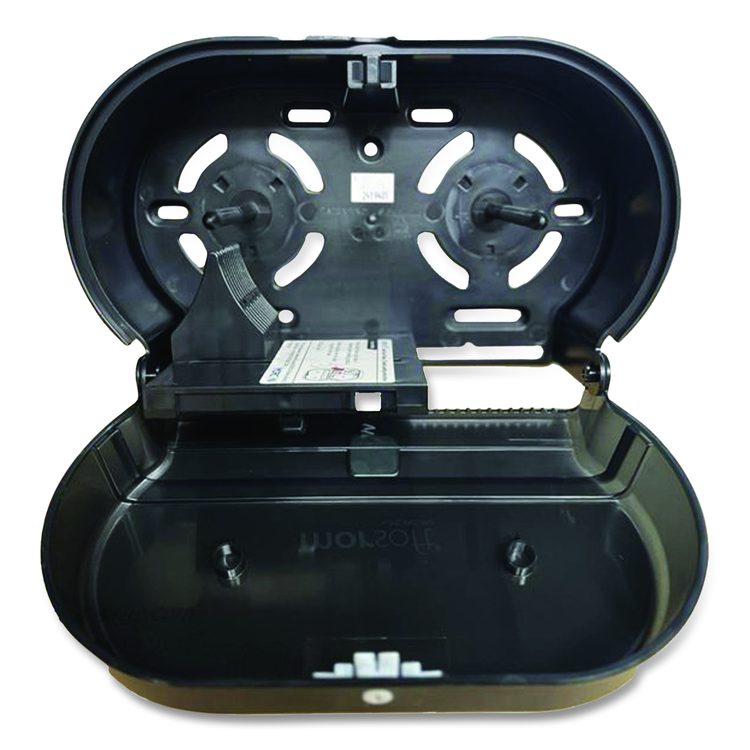 Morsoft Small Core Tissue Dispenser, 11.86 x 5.48 x 7.32, Black Translucent