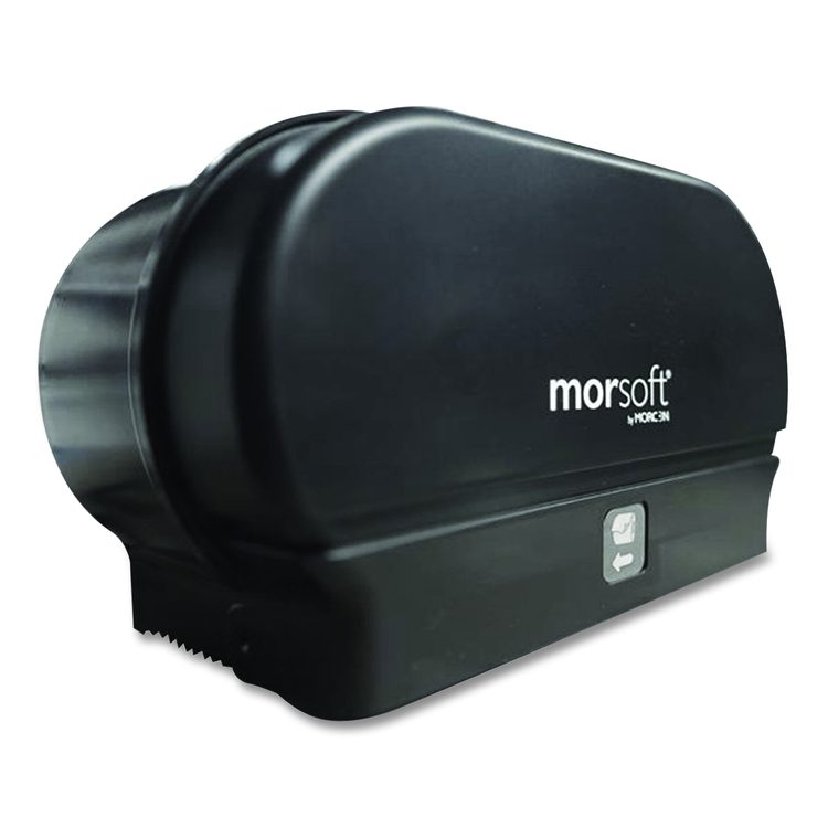 Morsoft Small Core Tissue Dispenser, 11.86 x 5.48 x 7.32, Black Translucent
