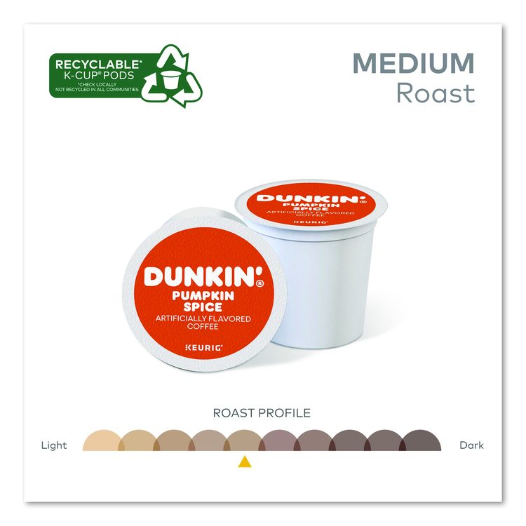 K-Cup Pods, Pumpkin Spice, 22/Box