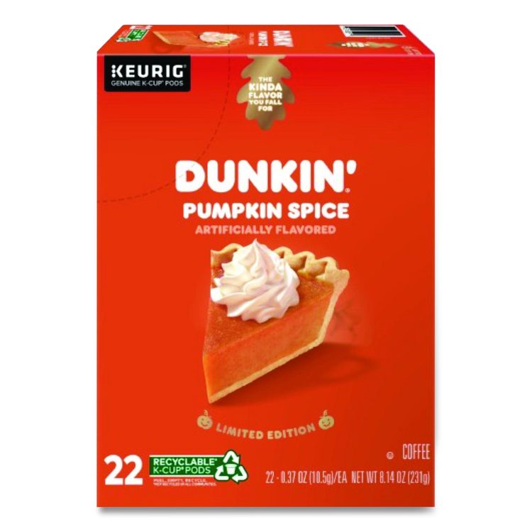K-Cup Pods, Pumpkin Spice, 22/Box