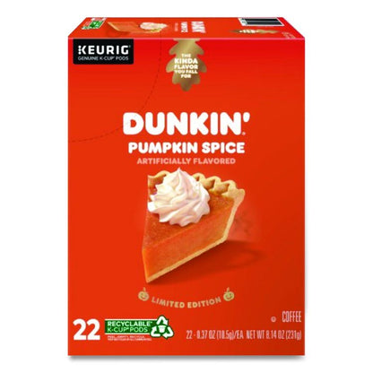 K-Cup Pods, Pumpkin Spice, 22/Box