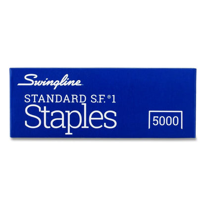 S.F. 1 Standard Staples, 0.25" Leg, 0.5" Crown, Steel, 5000/Box