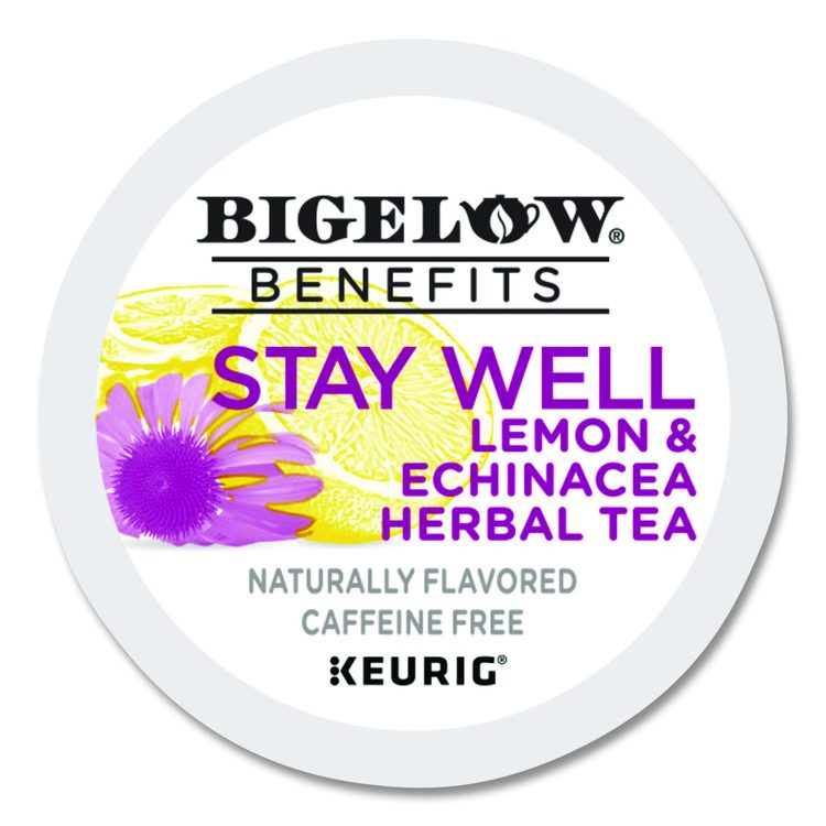 Benefits Lemon and Echinacea Herbal K-Cup, 0.11 oz, 22/Box