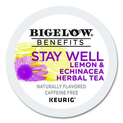 Benefits Lemon and Echinacea Herbal K-Cup, 0.11 oz, 22/Box