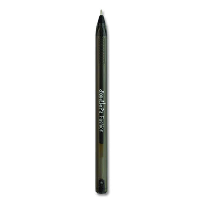 Doodler'z Gel Pen, Stick, Bold 1 mm, Assorted Ink and Barrel Colors, 10/Pack
