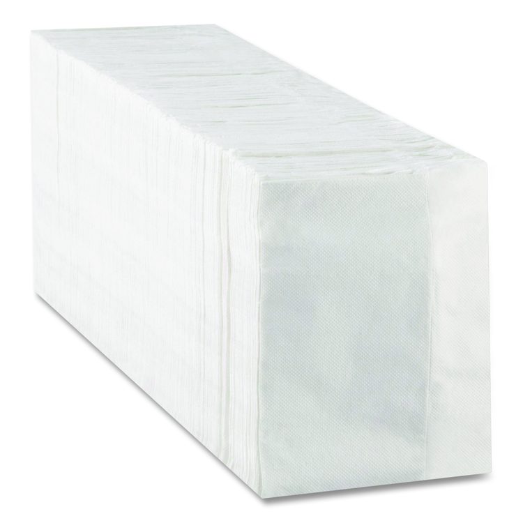 Interfold Napkin Refills, 1-Ply, 13 x 12, White, 600 Napkins/Pack,12 Packs/Carton