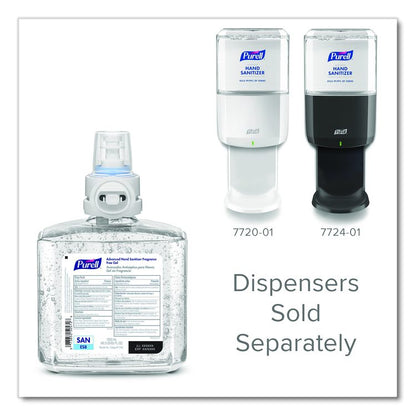 Professional Advanced Gel Hand Sanitizer Fragrance Free, For ES8 Dispenser, 2/Carton