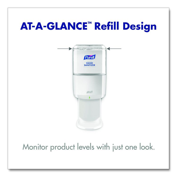 Professional Advanced Gel Hand Sanitizer Fragrance Free, For ES8 Dispenser, 2/Carton