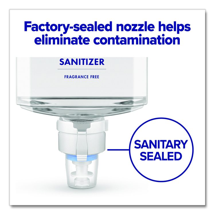 Professional Advanced Gel Hand Sanitizer Fragrance Free, For ES8 Dispenser, 2/Carton