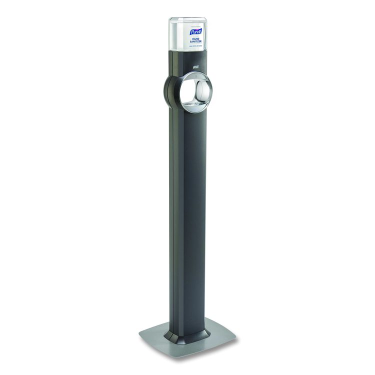 FS8 Floor Stand Dispenser with Energy-on-the-Refill and SMARTLINK Capability, 12.75 x 11.25 x 39, Graphite
