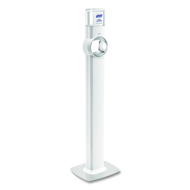 FS8 Floor Stand Dispenser with Energy-on-the-Refill and SMARTLINK Capability, 12.75 x 11.25 x 39, White