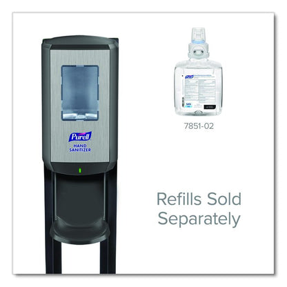 CS8 Hand Sanitizer Floor Stand with Dispenser, 1,200 mL, 13.5 x 5 x 28.5, Graphite