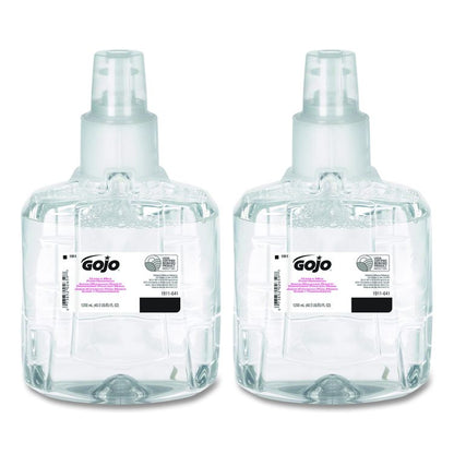 Clear and Mild Foam Handwash Refill, For LTX-12 Dispenser, Fragrance-Free, 1,200 mL, 2/Carton