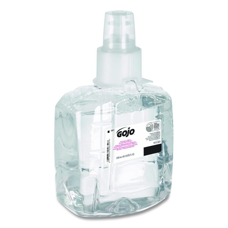 Clear and Mild Foam Handwash Refill, For LTX-12 Dispenser, Fragrance-Free, 1,200 mL