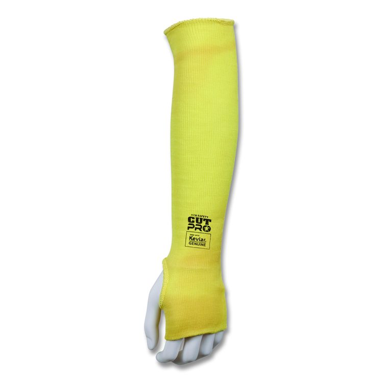 Economy Series DuPont Kevlar Fiber Sleeve, One Size Fits Most, Yellow