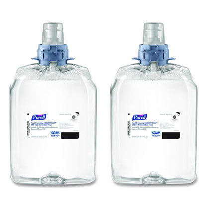 Food Processing HEALTHY SOAP BAK E2 Antimicrobial Foam Refill, For FMX-20 Dispensers, Fragrance-Free, 2,000 mL, 2/Carton