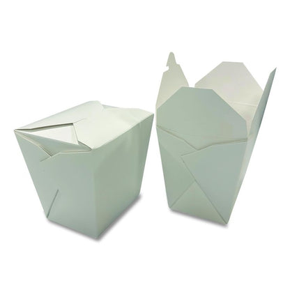 Food Pail, 32 oz, 4 x 3.69 x 4.55, White, Paper, 400/Carton