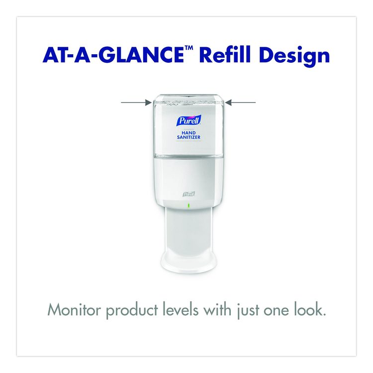 FS6 Touch-Free Floor Stand Dispenser, 1,200 mL, 12.5 x 11.3 x 38.5, White