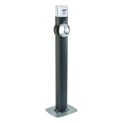 FS6 Touch-Free Floor Stand Dispenser, 1,200 mL, 12.5 x 11.3 x 38.5, Graphite