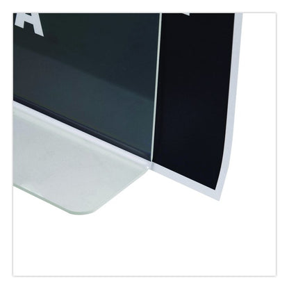 Acrylic Sign Holder, 8.5" x 11", Clear