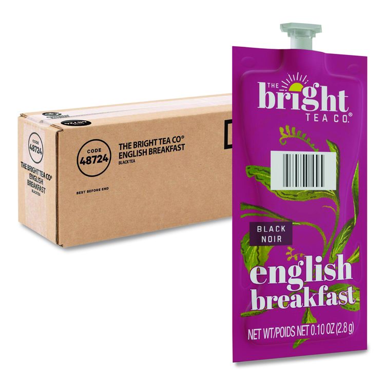 The Bright Tea Co. English Breakfast Black Tea Freshpack, 40/Carton