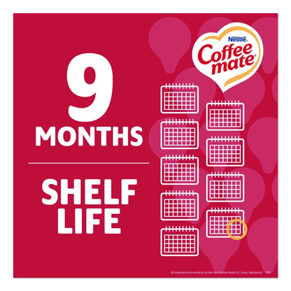 Liquid Coffee Creamer, Peppermint Mocha, 0.38 oz Mini Cups, 50/Box, 4 Boxes/Carton