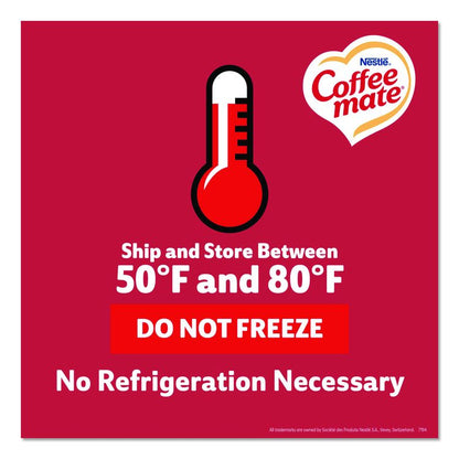 Liquid Coffee Creamer, Peppermint Mocha, 0.38 oz Mini Cups, 50/Box, 4 Boxes/Carton