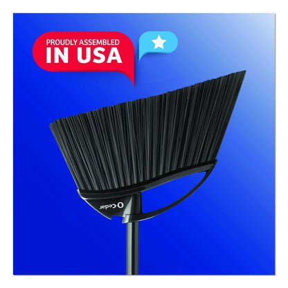 Outdoor PowerCorner Angle Broom, 55" Length, Black/Gray