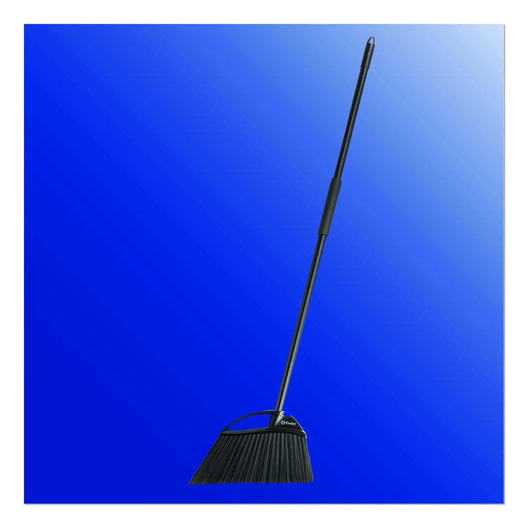 Outdoor PowerCorner Angle Broom, 55" Length, Black/Gray