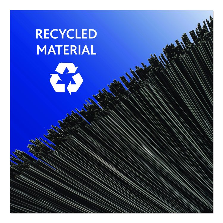 Outdoor PowerCorner Angle Broom, 55" Length, Black/Gray