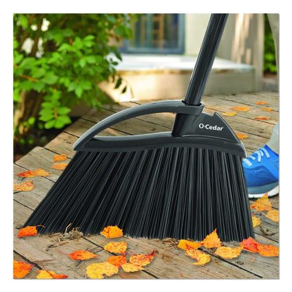 Outdoor PowerCorner Angle Broom, 55" Length, Black/Gray