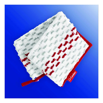 ProMist MAX Refill, Microfiber, Custom Size for ProMist Mop System, Red/White/Gray, 4/Carton