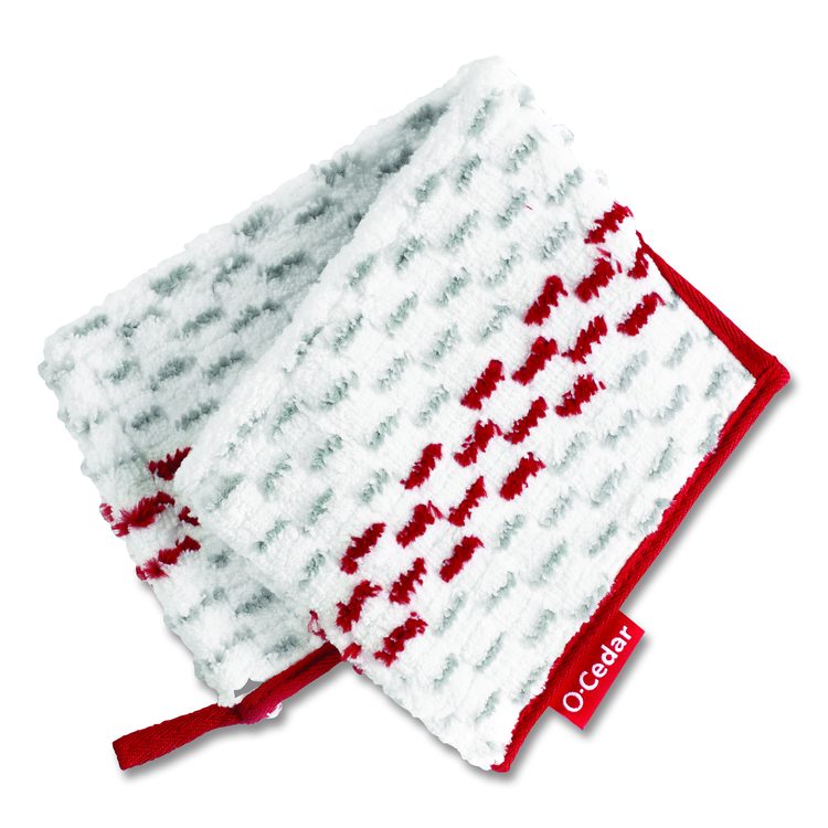 ProMist MAX Refill, Microfiber, Custom Size for ProMist Mop System, Red/White/Gray