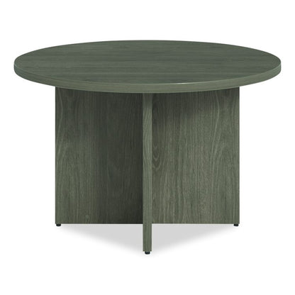 Alera Seville Round Conference Table, Round, 48" Diameter, Walnut