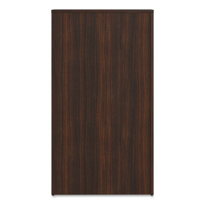 Alera Seville Bookcase, Five-Shelf, 36w x 14d x 65h, Mahogany