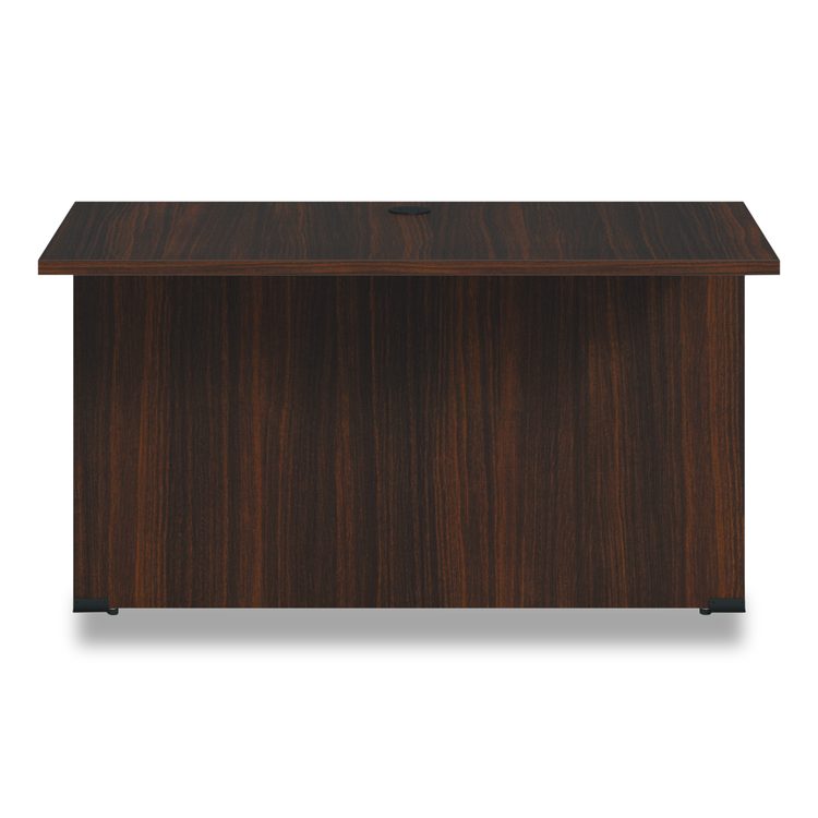 Alera Seville Series Bridge Return, 48w x 24d x 29h, Mahogany