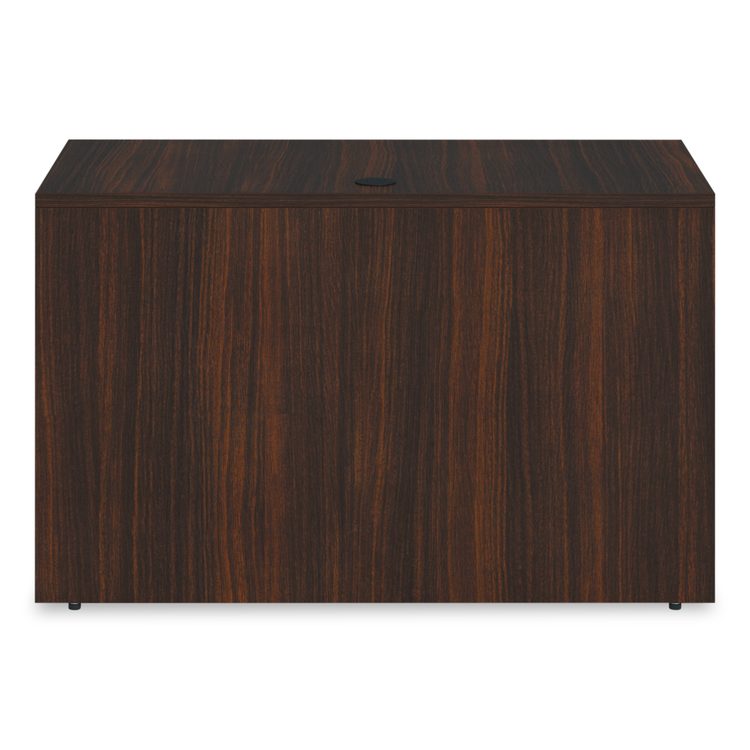 Alera Seville Series Bridge Return, 48w x 24d x 29h, Mahogany