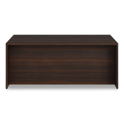 Alera Seville Series Desk Shell, 72" x 36" x 29", Mahogany