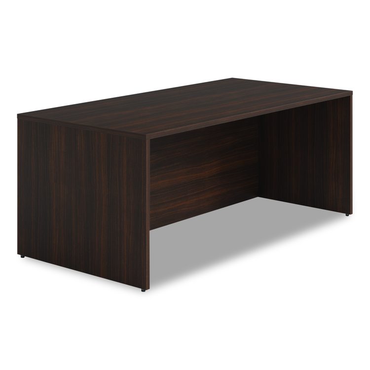 Alera Seville Series Desk Shell, 72" x 36" x 29", Mahogany
